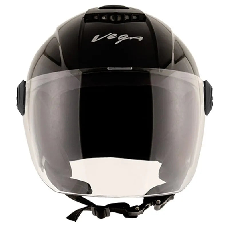 VEGA Aster Dx Black Half Face Helmet