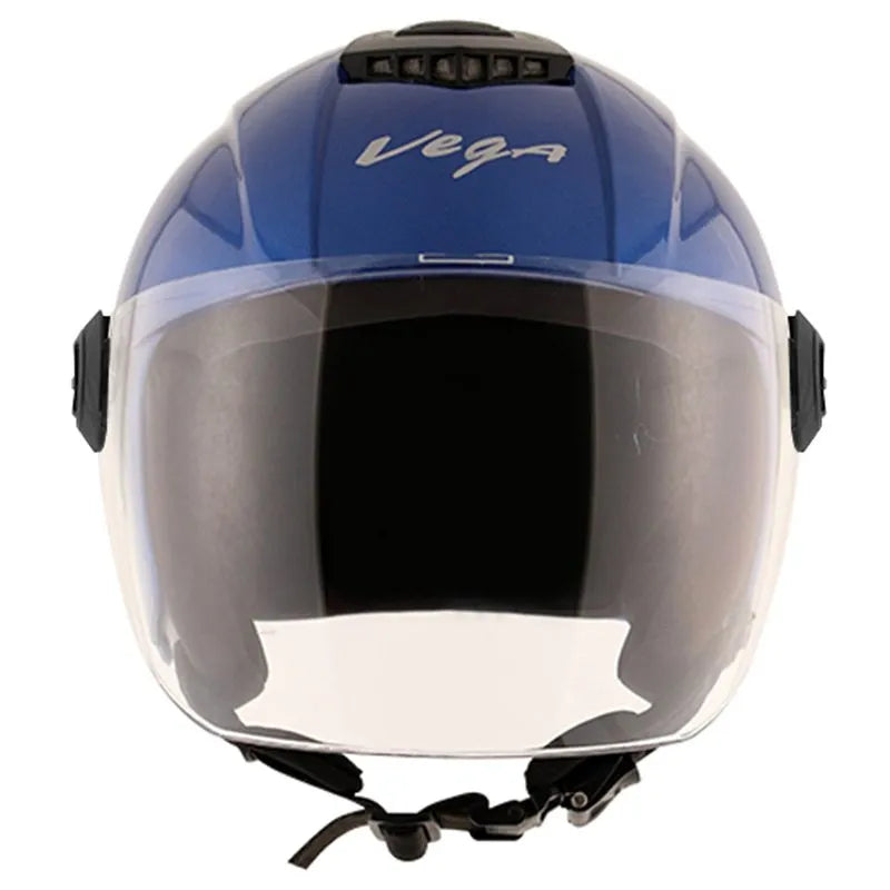 Vega Aster Dx Blue Half Face Helmet
