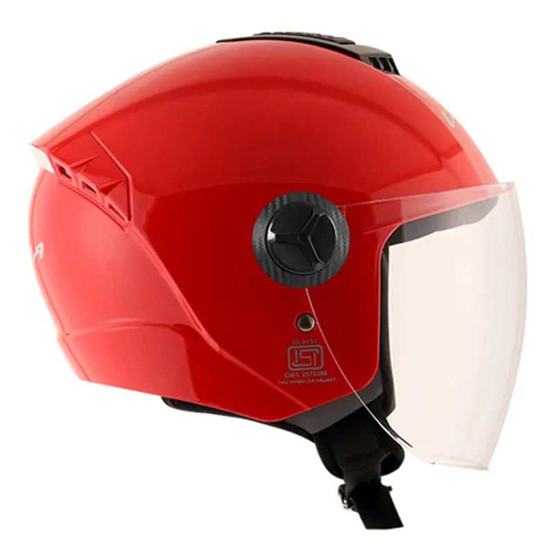 VEGA Aster Dx Burgundy Of Half Face Helmet