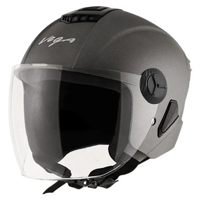 VEGA Aster Dx Dull Anthracite Half Face Helmet