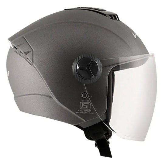 VEGA Aster Dx Dull Anthracite Half Face Helmet