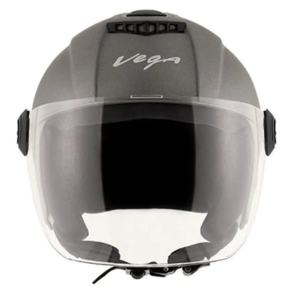 VEGA Aster Dx Dull Anthracite Half Face Helmet