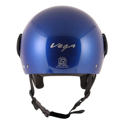 VEGA Atom Blue Half Face Helmet