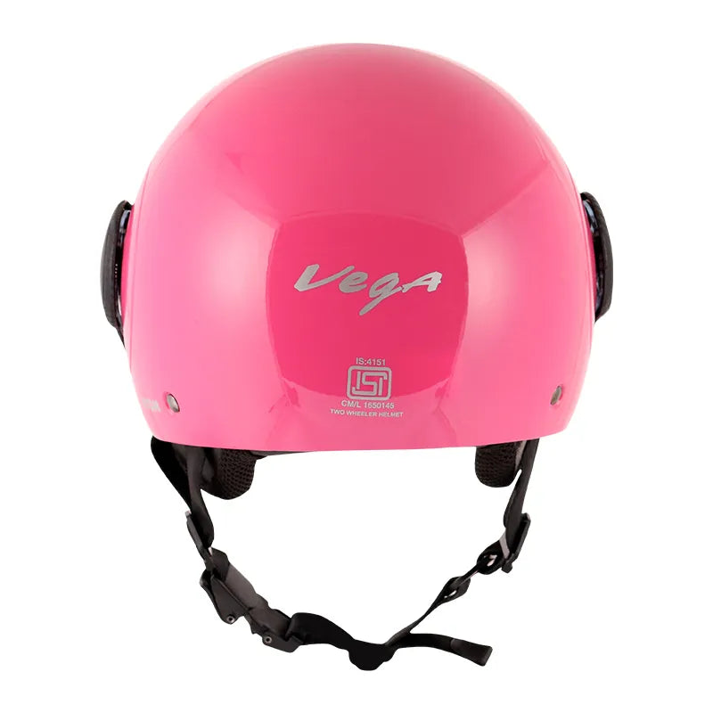 VEGA Atom Pink Half Face Helmet