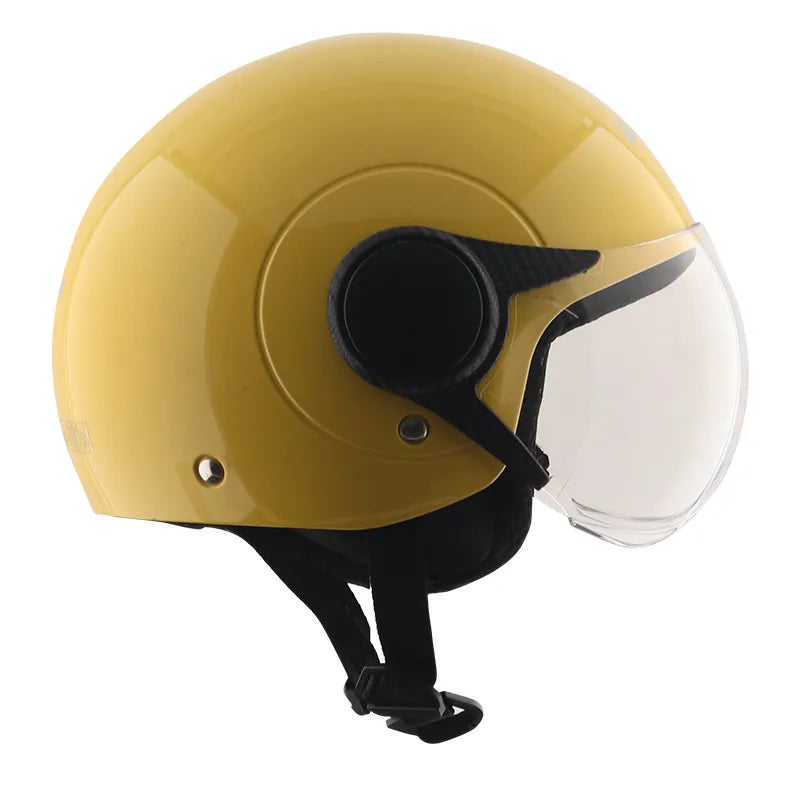 VEGA Atom Yellow Half Face Helmet