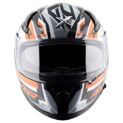 AXOR Apex Streak Black Orange Full Face Helmet