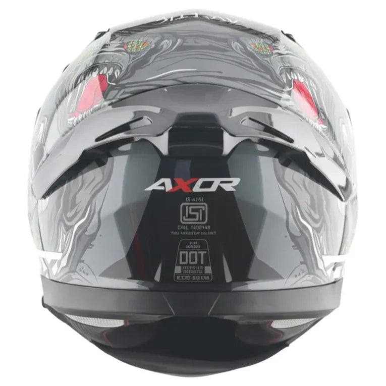 Axor Apex Ascetic Black Gray Full Face Helmet