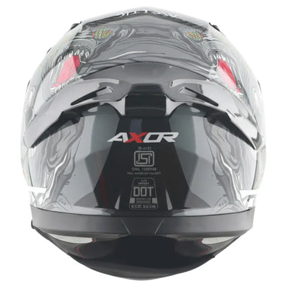 Axor Apex Ascetic Black Gray Full Face Helmet