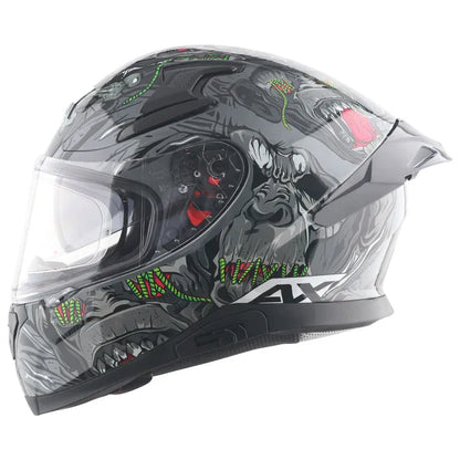 Axor Apex Ascetic Black Gray Full Face Helmet