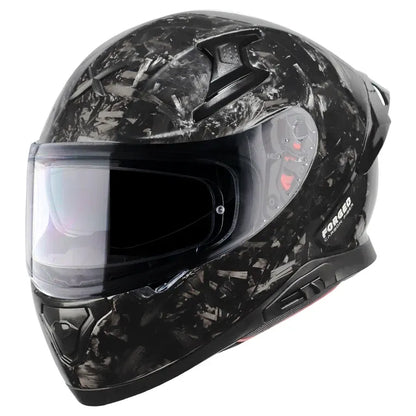 AXOR Apex Forged Carbon Solid Black Full Face Helmet