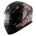 AXOR Apex Ridefast Black Red Full Face Helmet