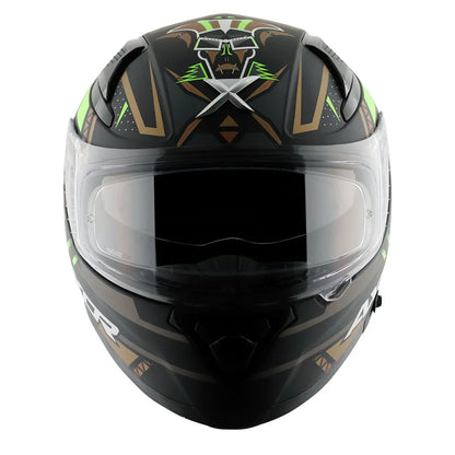 AXOR Apex Tikki Black Gold Full Face Helmet