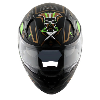 AXOR Apex Tikki Black Gold Full Face Helmet