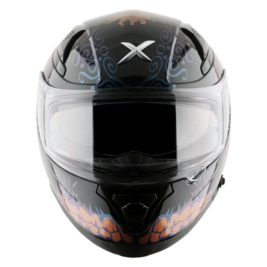 AXOR Apex Trance 2 0 Black Gold Full Face Helmet