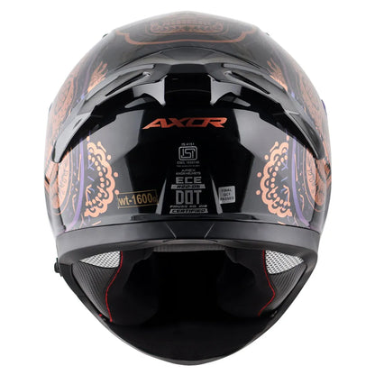 AXOR Apex Trance 2 0 Black Gold Full Face Helmet
