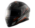 AXOR Apex Turbine Black Orange Grey Full Face Helmet