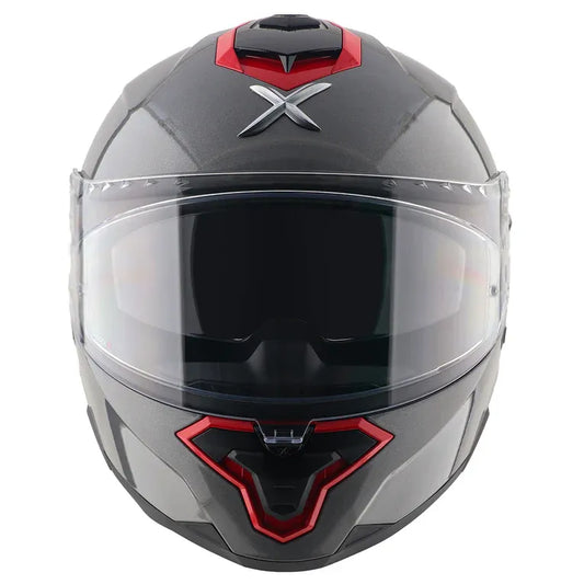 Axor Brutale Corsa Athena Gray Red Full Face Helmet