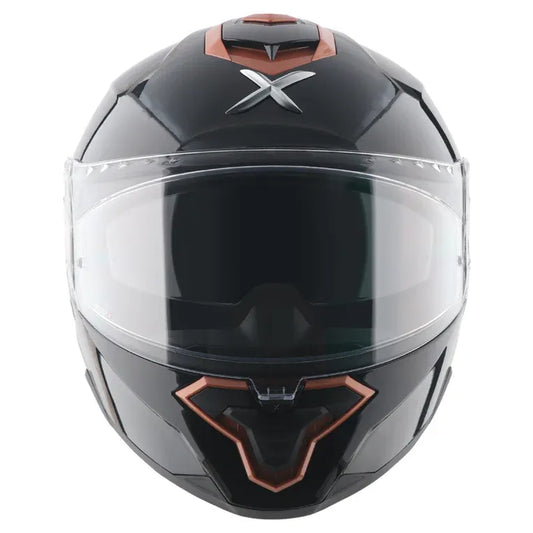 Axor Brutale Corsa Black Gold Orange Full Face Helmet