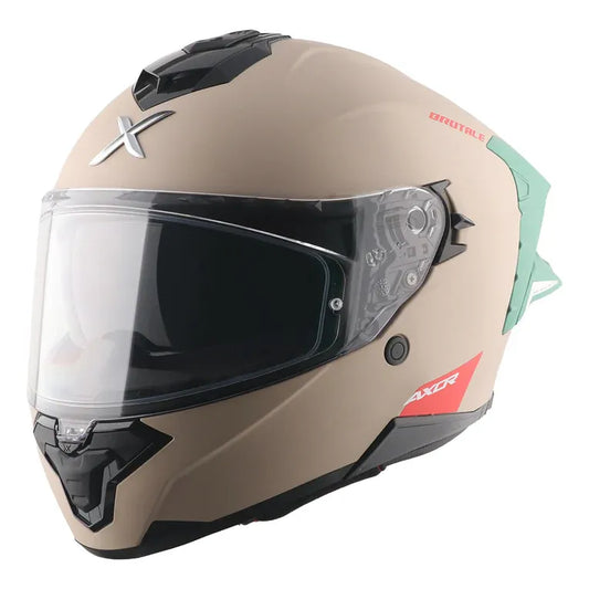 Axor Brutale Corsa Khaki Green Full Face Helmet