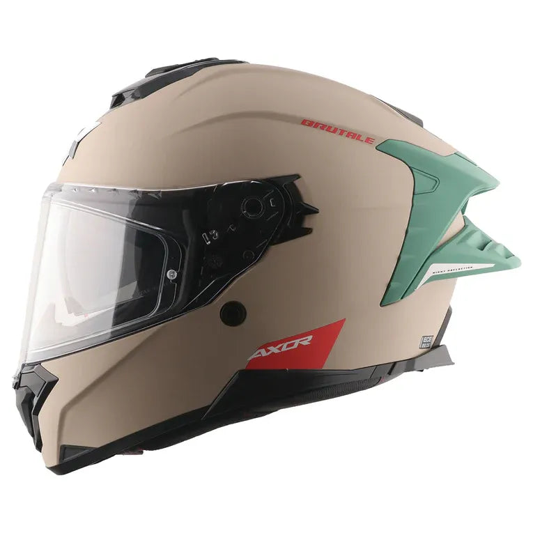 Axor Brutale Corsa Khaki Green Full Face Helmet