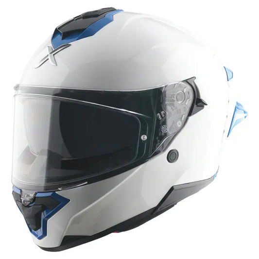 Axor Brutale Corsa White Blue Full Face Helmet