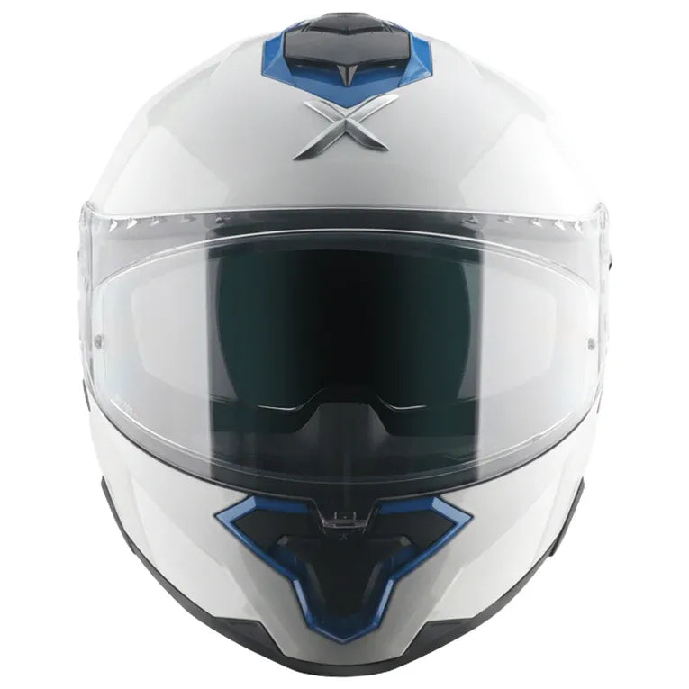 Axor Brutale Corsa White Blue Full Face Helmet