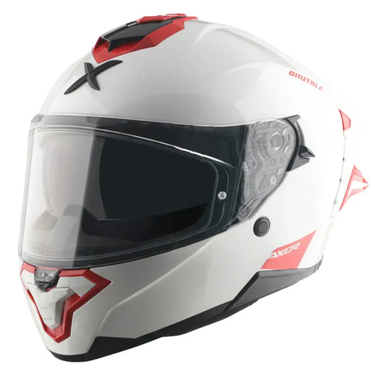 Axor Brutale Corsa White Red Full Face Helmet