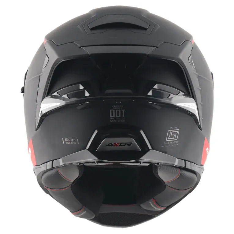 Axor Brutale Dull Black Full Face Helmet