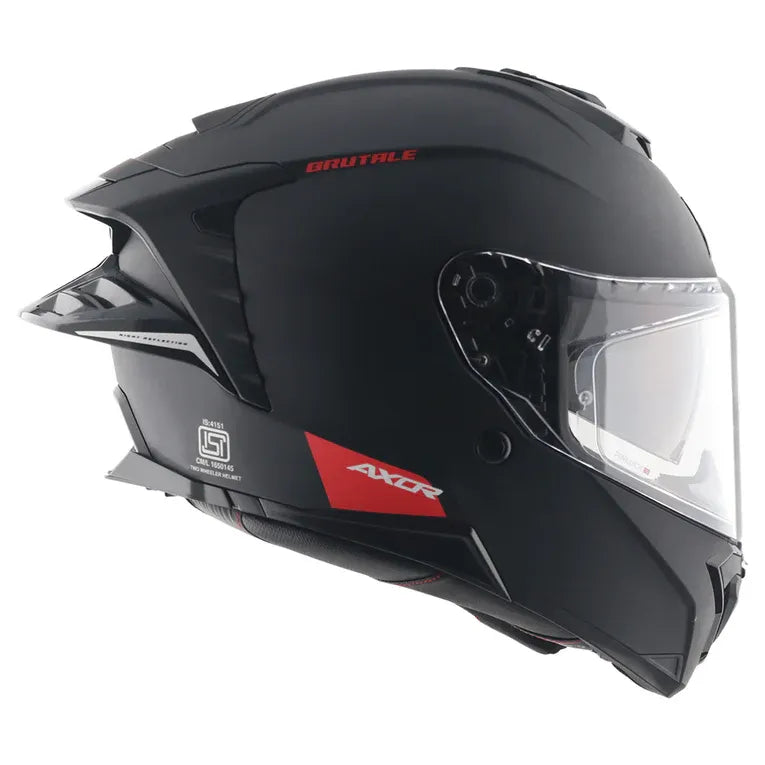 Axor Brutale Dull Black Full Face Helmet