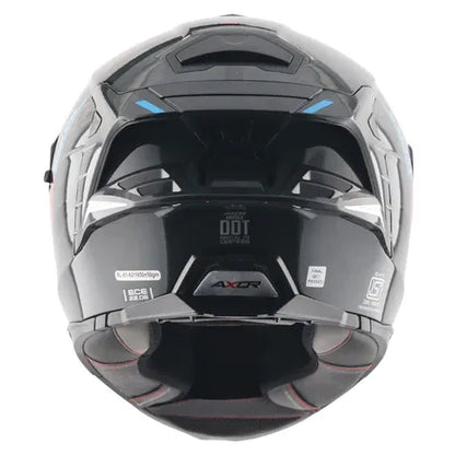 Axor Brutale Kryptic Black Green Full Face Helmet