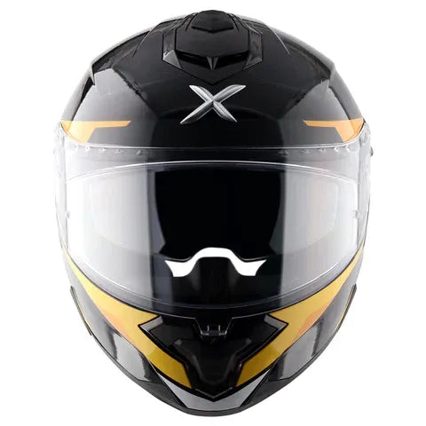 Axor Brutale Kryptic Black Yellow Full Face Helmet