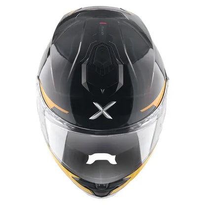 Axor Brutale Kryptic Black Yellow Full Face Helmet