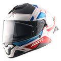 Axor Brutale Ryden White Red Full Face Helmet