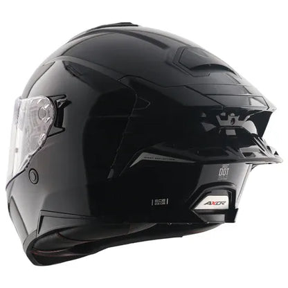 Axor Brutale Solid Black Full Face Helmet
