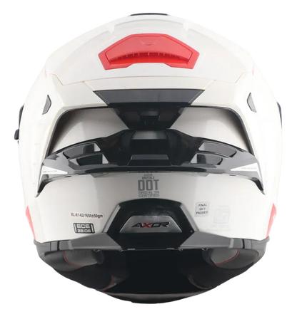 Axor Brutale Solid White Full Face Helmet