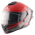 Axor Brutale Surges Red Grey Full Face Helmet