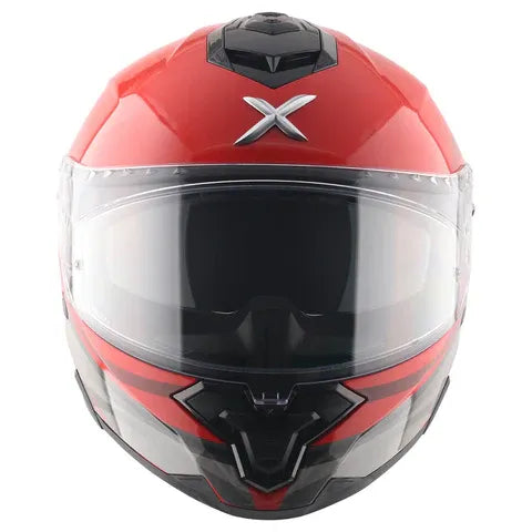 Axor Brutale Surges Red Grey Full Face Helmet
