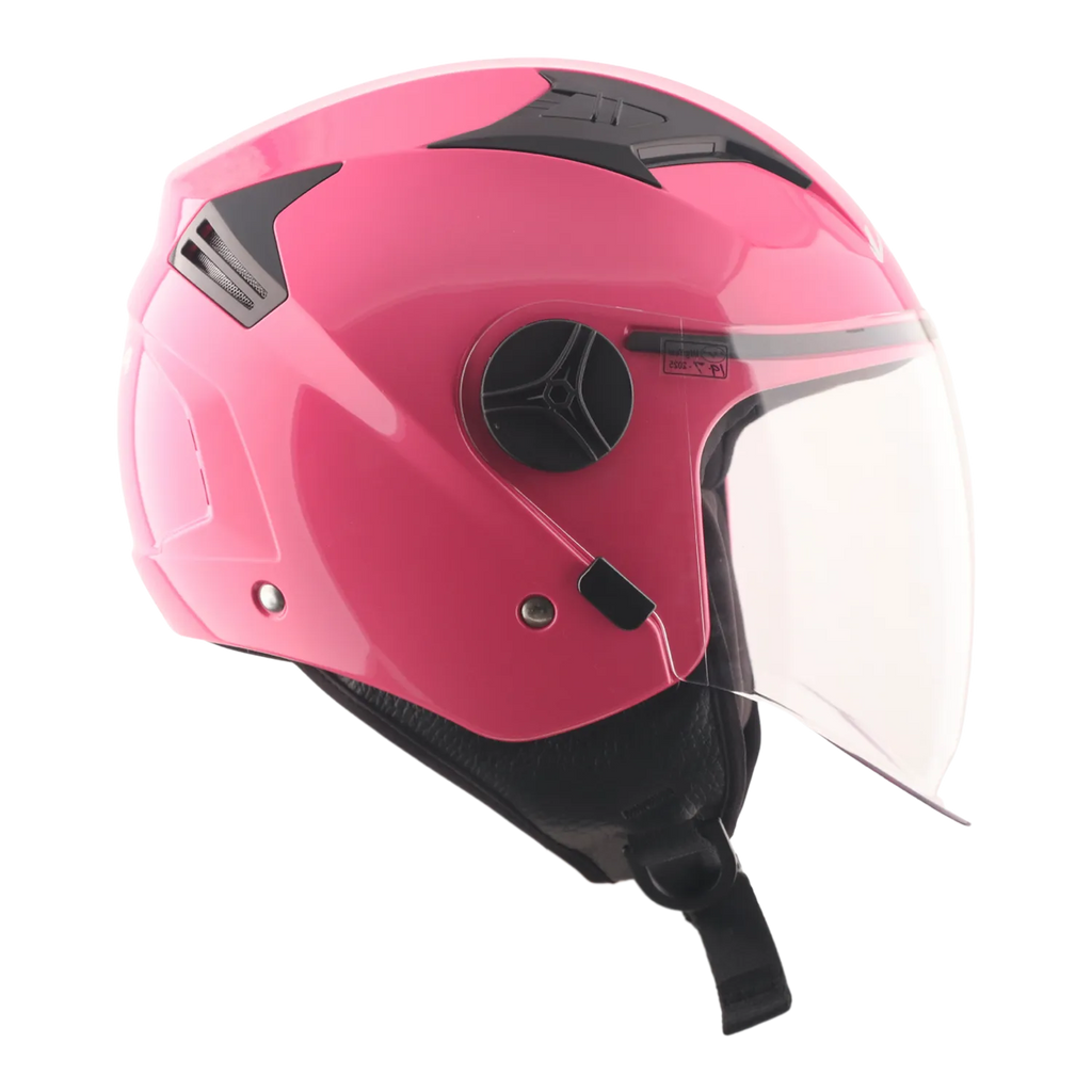 Axor Clark Solid Pink Full Face Helmet
