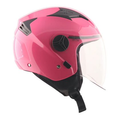 Axor Clark Solid Pink Full Face Helmet