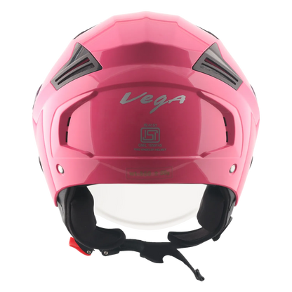 Axor Clark Solid Pink Full Face Helmet