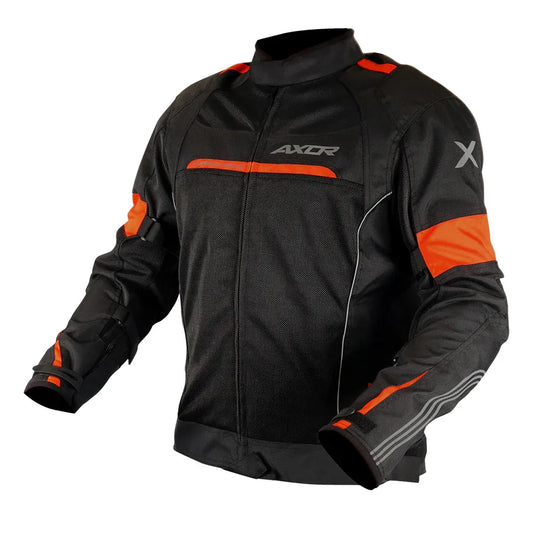 AXOR Cruise 2 Black Orange Jackets Riding Gears