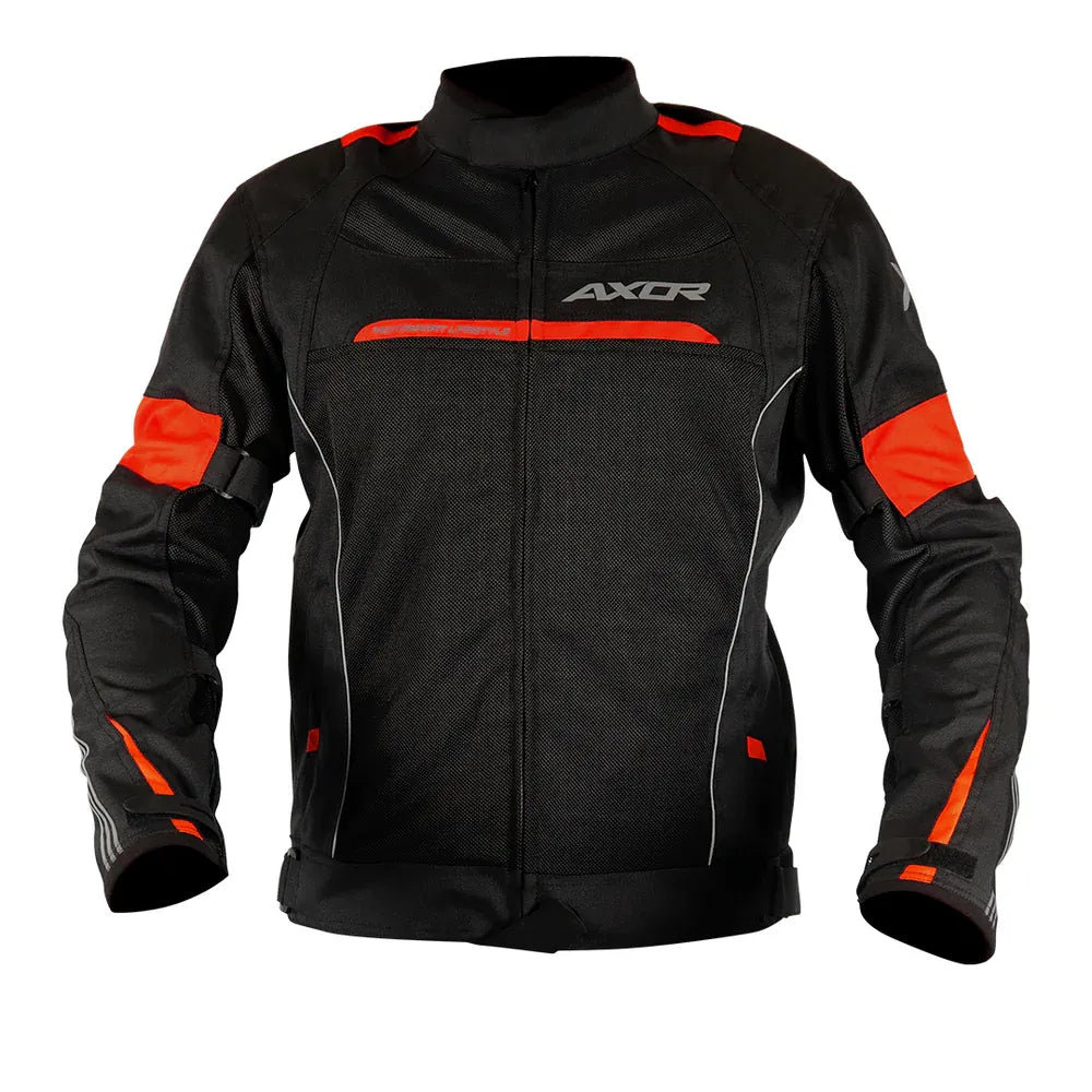 AXOR Cruise 2 Black Orange Jackets Riding Gears