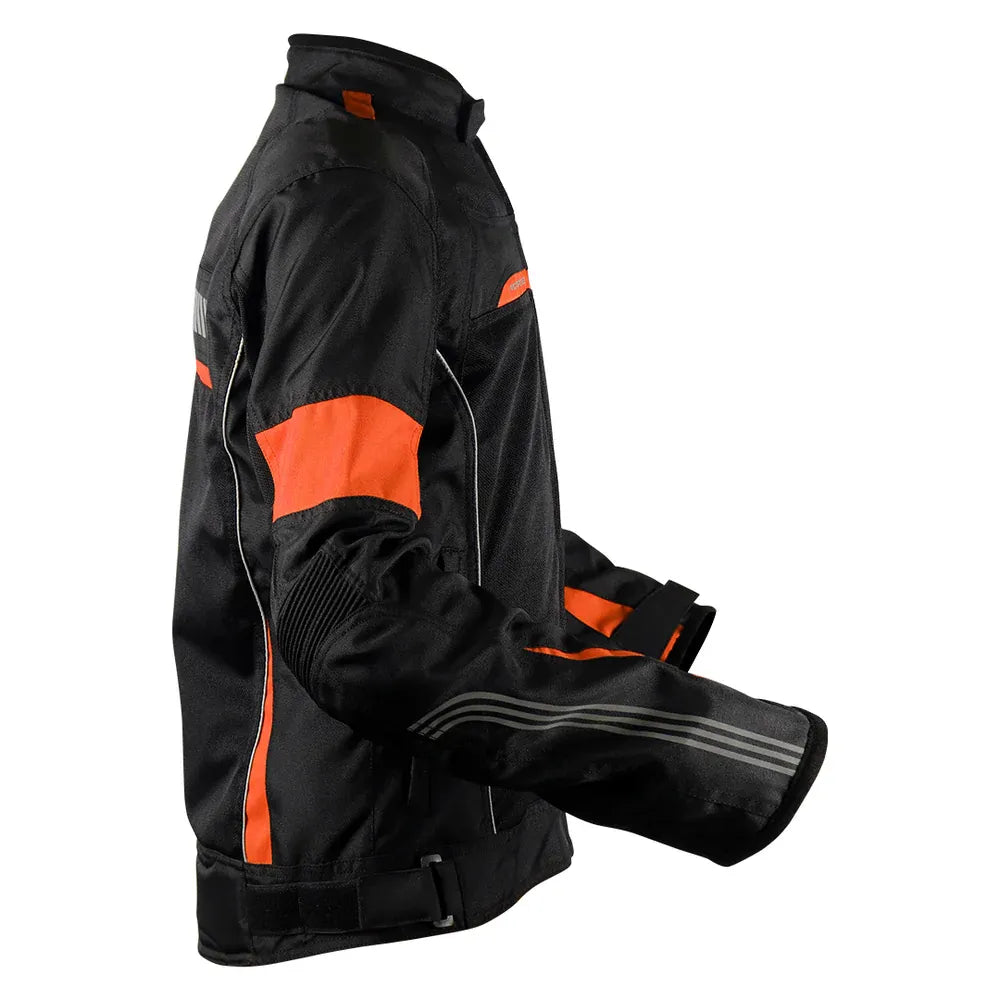 AXOR Cruise 2 Black Orange Jackets Riding Gears