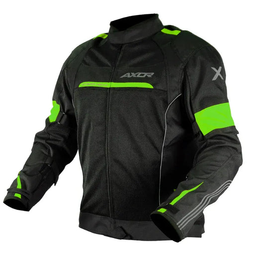 Axor Cruise 2 Jacket Black Neon Yellow Riding Gears