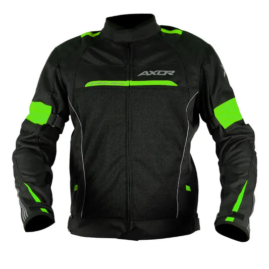 Axor Cruise 2 Jacket Black Neon Yellow Riding Gears