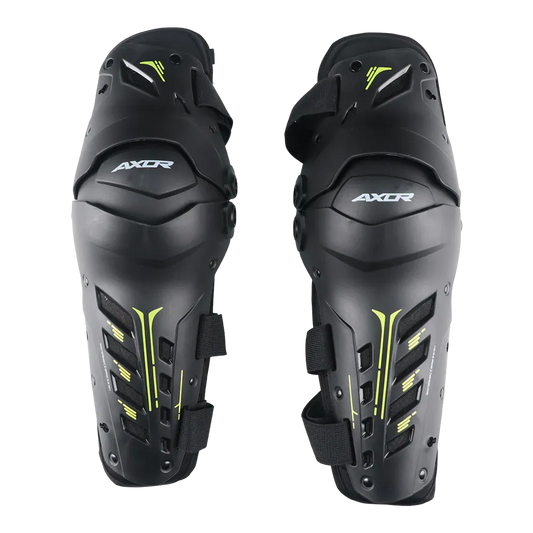 Axor Impact x Knee Guard Black Neon Yellow Knee-guards Riding Gears