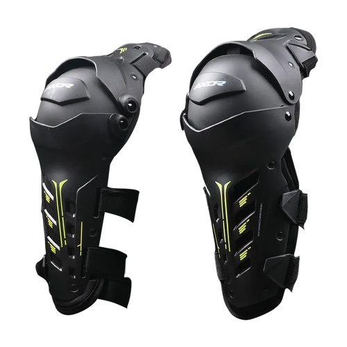 Axor Impact x Knee Guard Black Neon Yellow Knee-guards Riding Gears