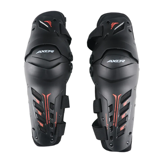 Axor Impact x Knee Guard Black Red Knee-guards Riding Gears