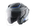 Axor Kylo Bliss Grey Blue Half Face Helmet