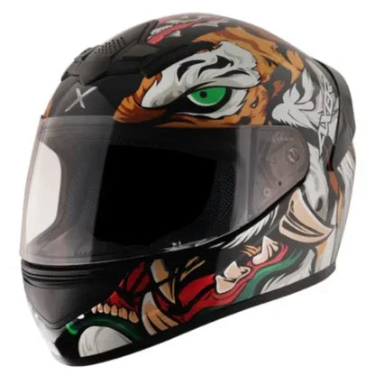 AXOR Rage Tiger Black Red Full Face Helmet